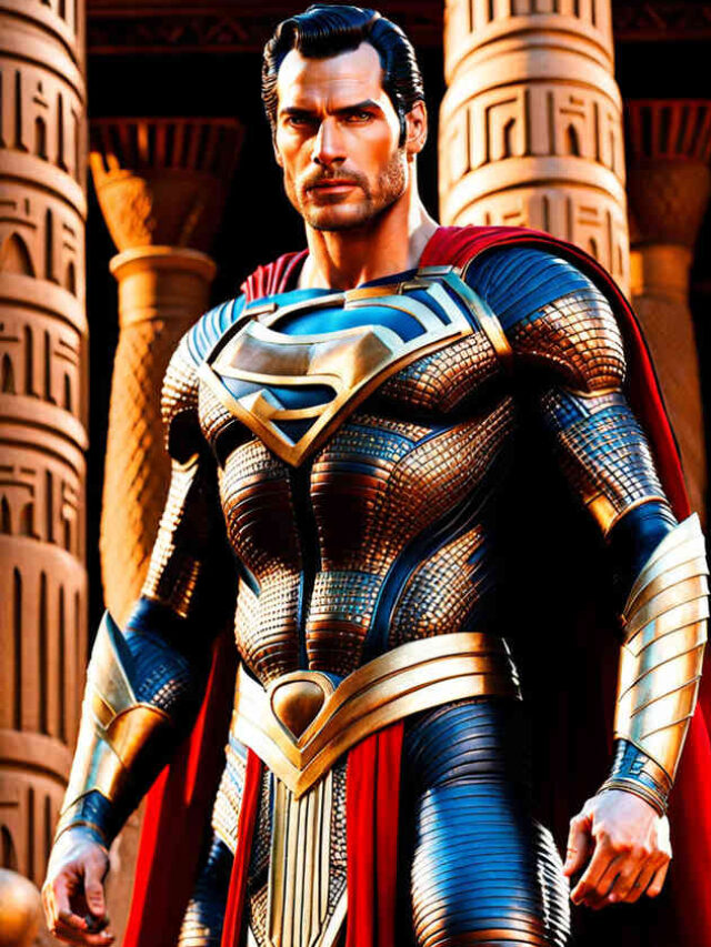 AI Imagines DC Super Heroes as Egyptian Gods